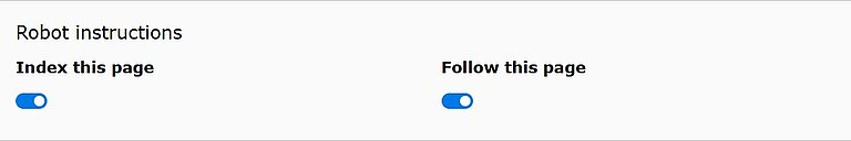 Robot control Robot control