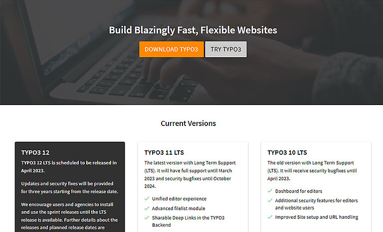 TYPO3 Major Upgrades TYPO3 Major Upgrades