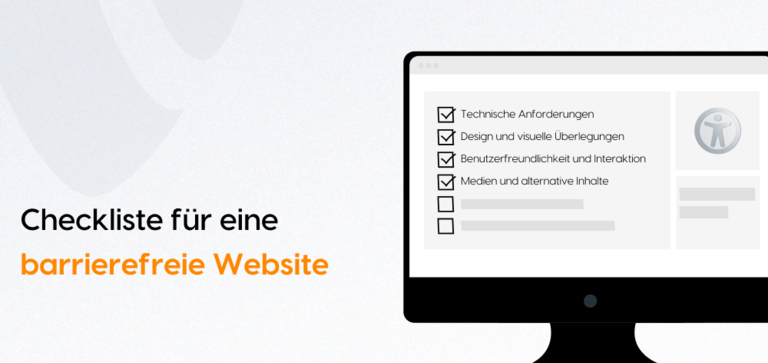 Checkliste für eine barrierefreie Website Checkliste für eine barrierefreie Website