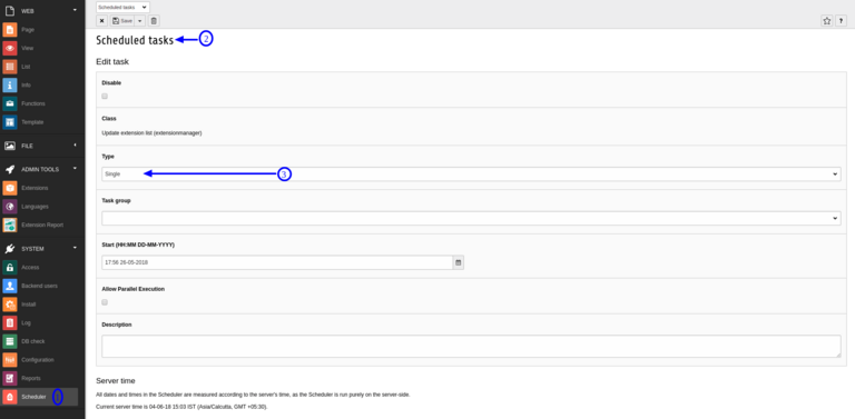 Erweiterungsliste aktualisieren (extensionmanager) Erweiterungsliste aktualisieren (extensionmanager)