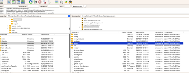 Upload content via FTP Upload content via FTP