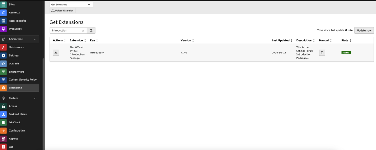 Select installation type