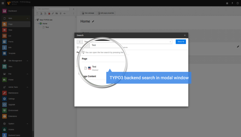 Improved Backend Search Improved Backend Search
