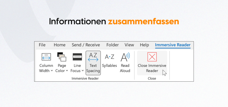 Informationen zusammenfassen Informationen zusammenfassen
