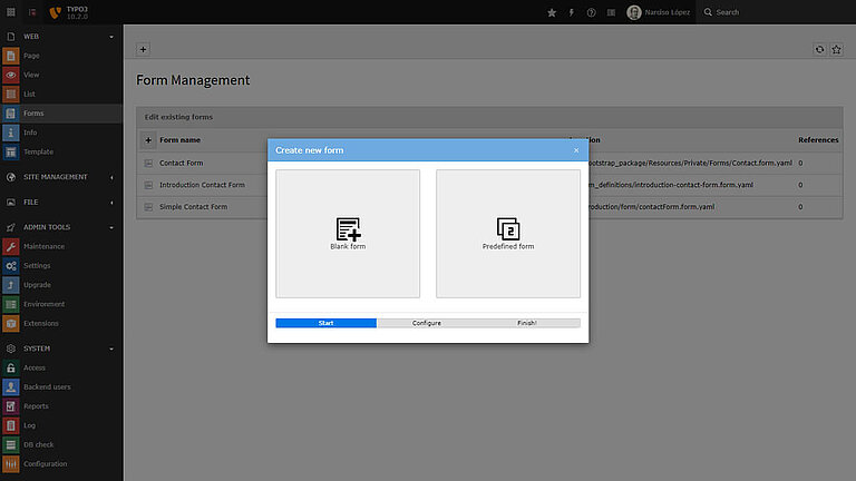 Form framework wizard is now more user-friendly Form framework wizard is now more user-friendly