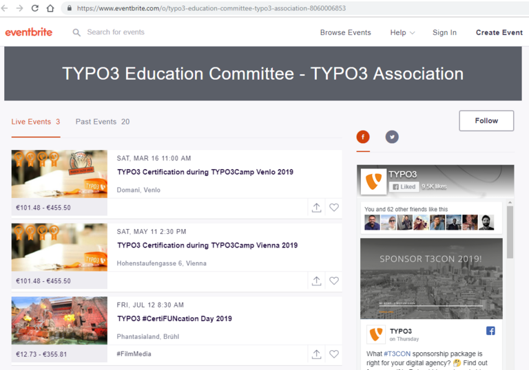 TYPO3-Bildungsausschuss - TYPO3 Verein TYPO3-Bildungsausschuss - TYPO3 Verein
