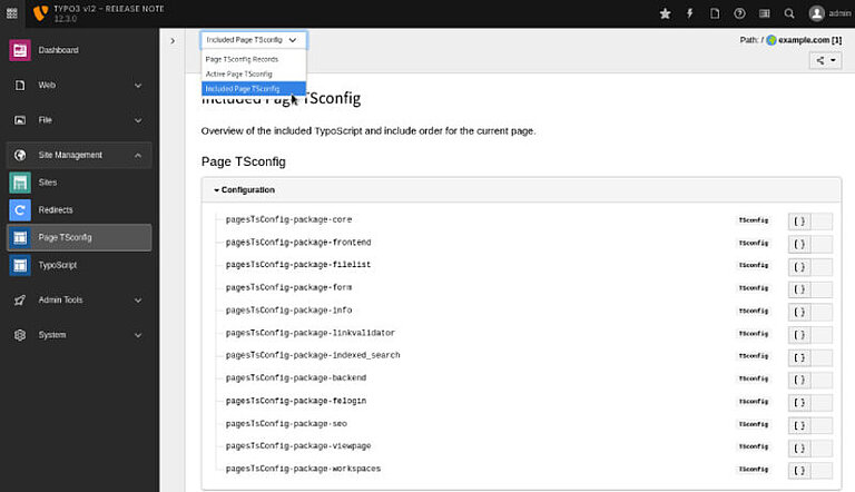 Add in to TYPOScript Add in to TYPOScript