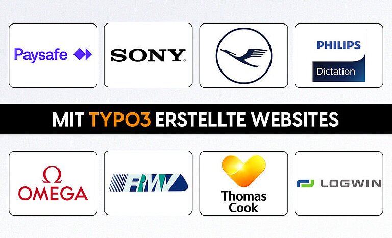 Mit TYPO3 erstellte Websites Mit TYPO3 erstellte Websites