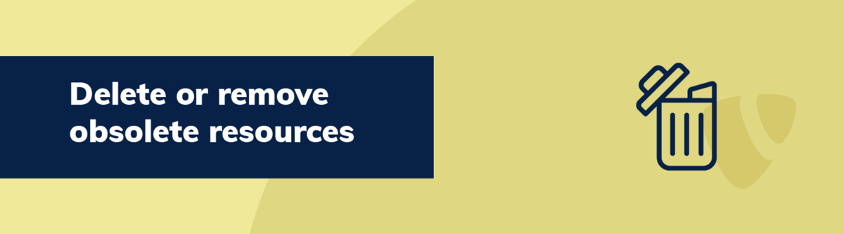 Delete unnecessary data