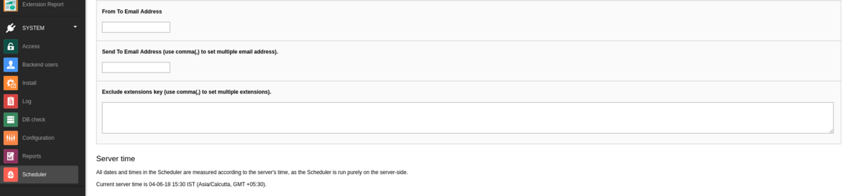 TYPO3 Extensions Compatibility Report via Email Notification second