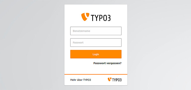 TYPO3 Login TYPO3 Login