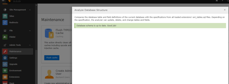 Analyze Database Structure