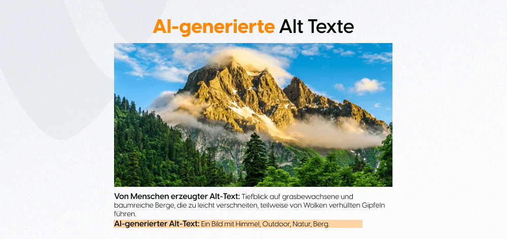  AI-generierte Alt Texte