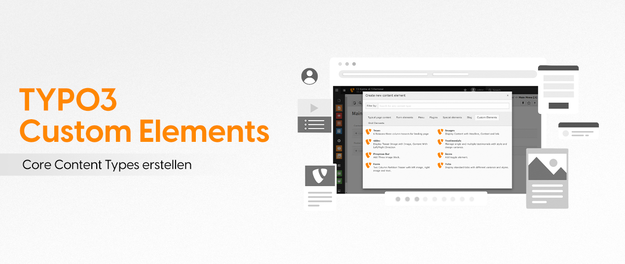 Wie man benutzerdefinierte Elemente in TYPO3 erstellt
