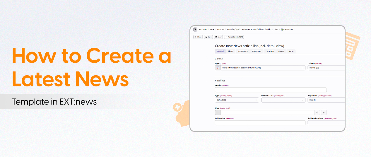 How to Create a Latest News Template in EXT:news