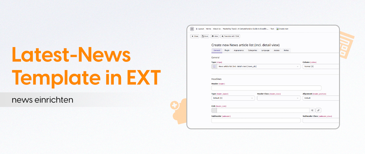 Latest-News-Template in EXT:news einrichten