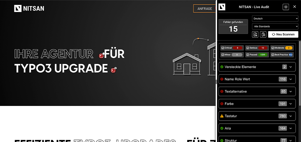 So funktioniert der TYPO3 Accessibility Checker