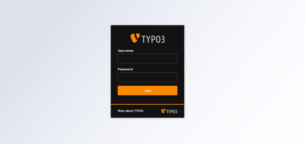 Access the TYPO3 Admin Panel