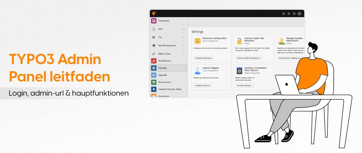 TYPO3 Admin Panel leitfaden: Login, admin url & hauptfunktionen