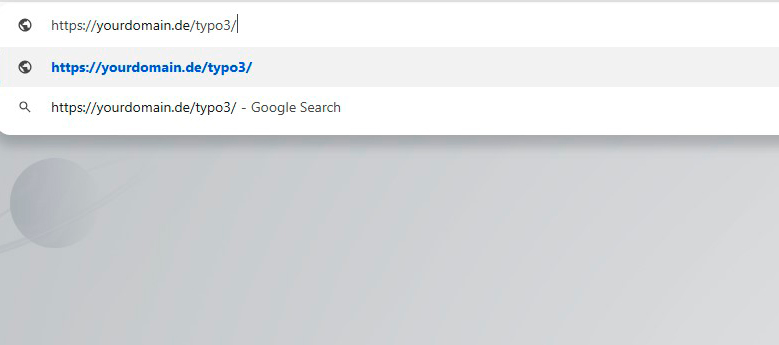 Standardmäßige TYPO3-Backend-Login-URL? Standardmäßige TYPO3-Backend-Login-URL?