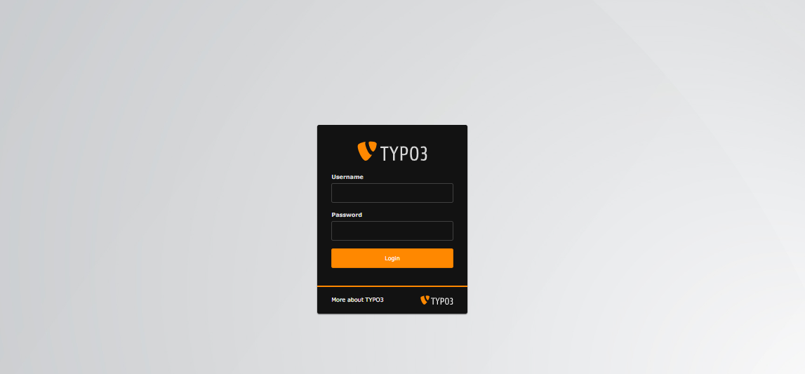 Meldest du Dich im TYPO3 Backend