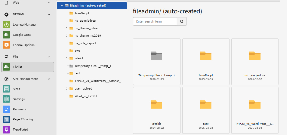 Managing Media and Files in TYPO3