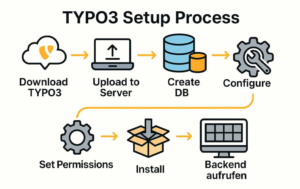 TYPO3 setup process