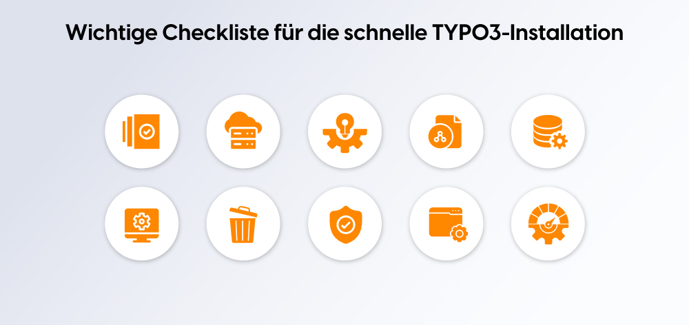 Wichtige Checkliste für die schnelle TYPO3-Installation