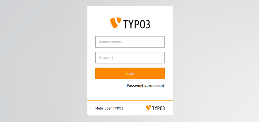 TYPO3 Login