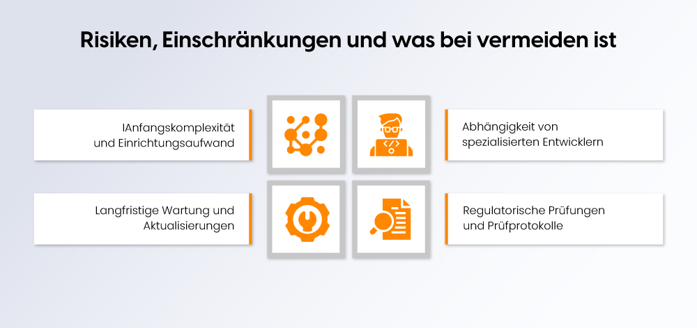 Risiken, Einschränkungen und was bei vermeiden ist