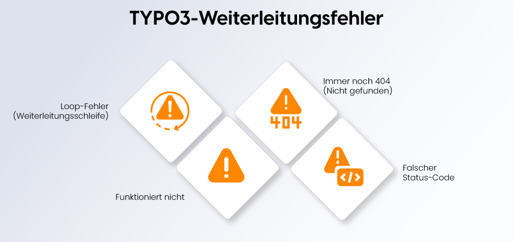TYPO3-Weiterleitungsfehler