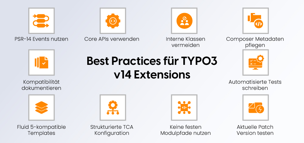 Best Practices für TYPO3 v14 Extensions