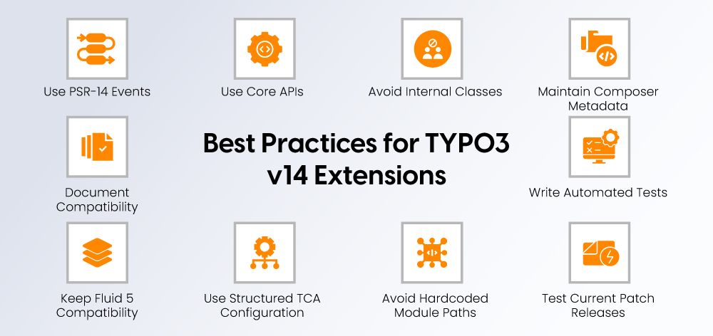 Best Practices for TYPO3 v14 Extensions Best Practices for TYPO3 v14 Extensions