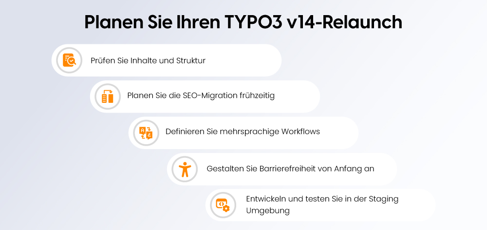 Planen Sie Ihren TYPO3 v14-Relaunch
