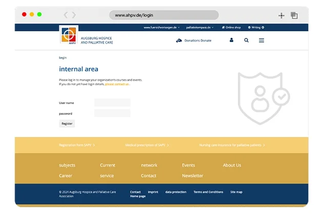 User Authentication Section