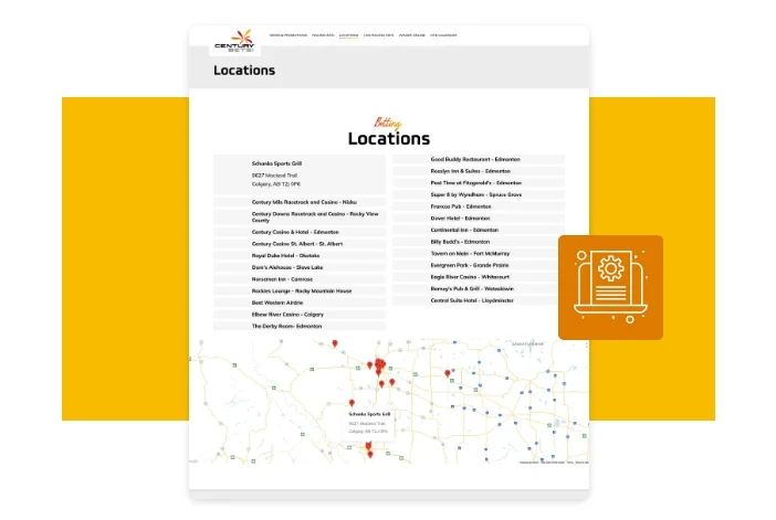 Custom Information Display module