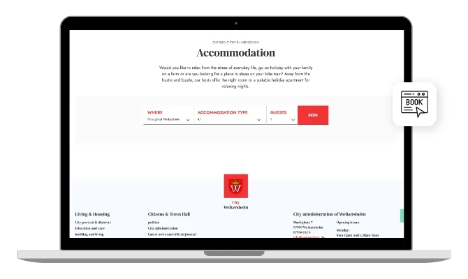 booking Component rental
