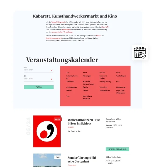 Unified Event Calendar