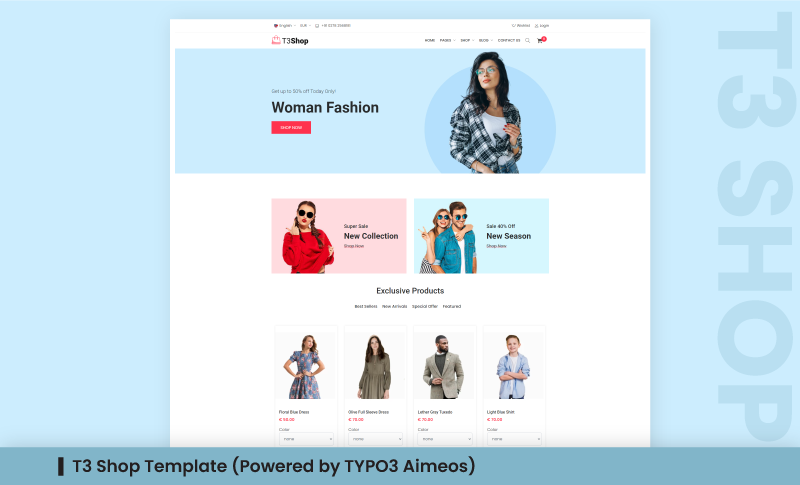 [Translate to German:] T3 Shop Template