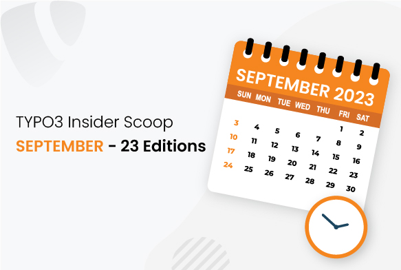 TYPO3 Insider Scoop - 2023 September Ausgabe