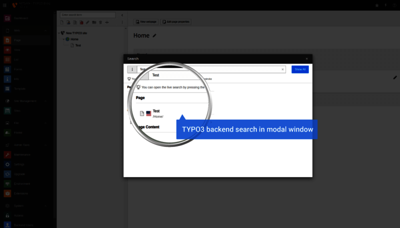 Improved Backend Search