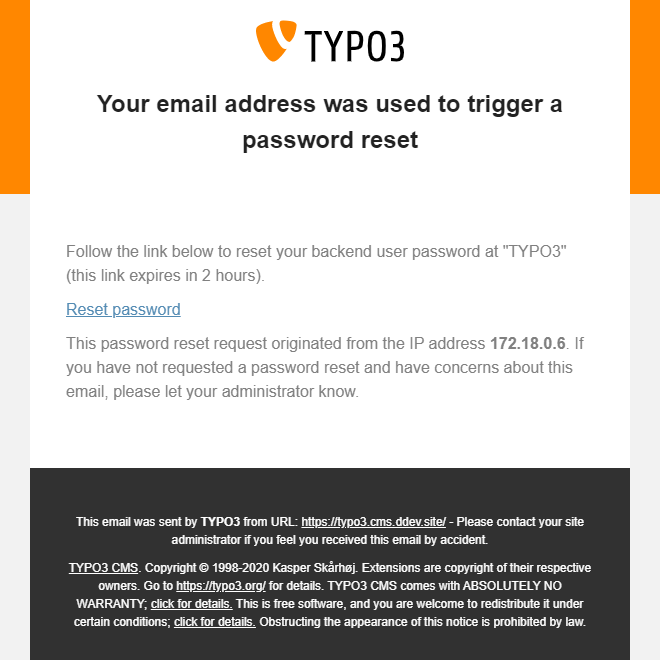 Password reset and recovery Password reset and recovery