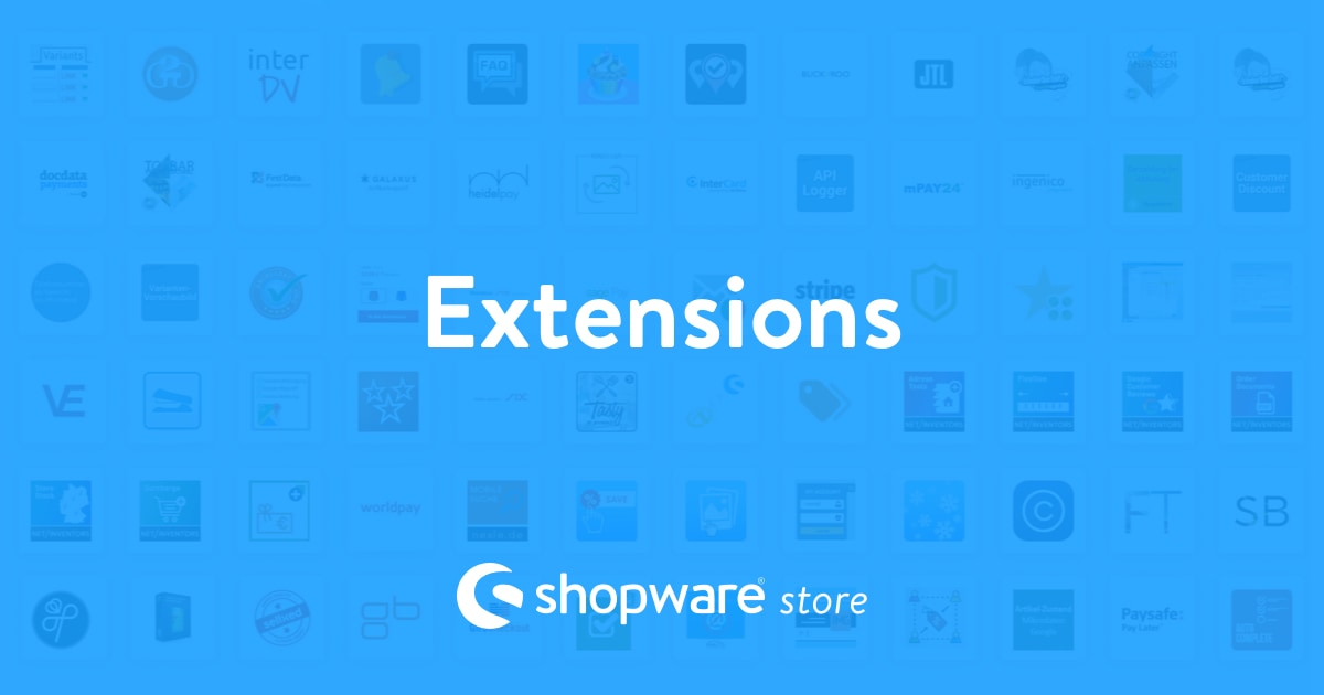 Shopware 6 Extensions