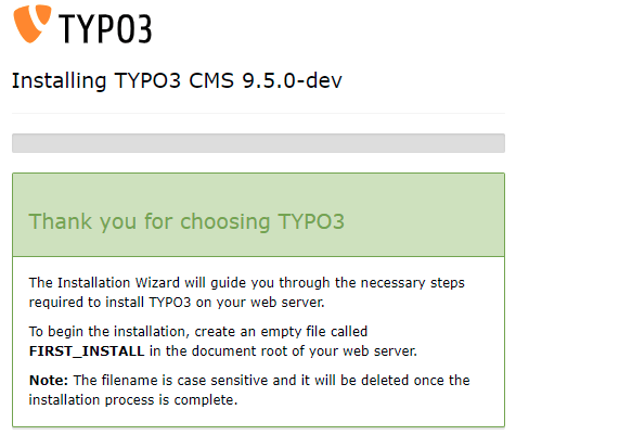 TYPO3-Sicherheitsinstallation