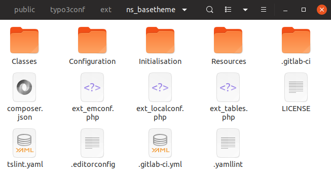 Architektur von EXT:ns_basetheme  Architektur von EXT:ns_basetheme