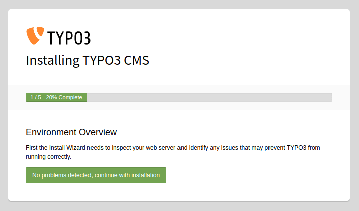 [Translate to German:] Installation and Configuration of TYPO3 CMS
