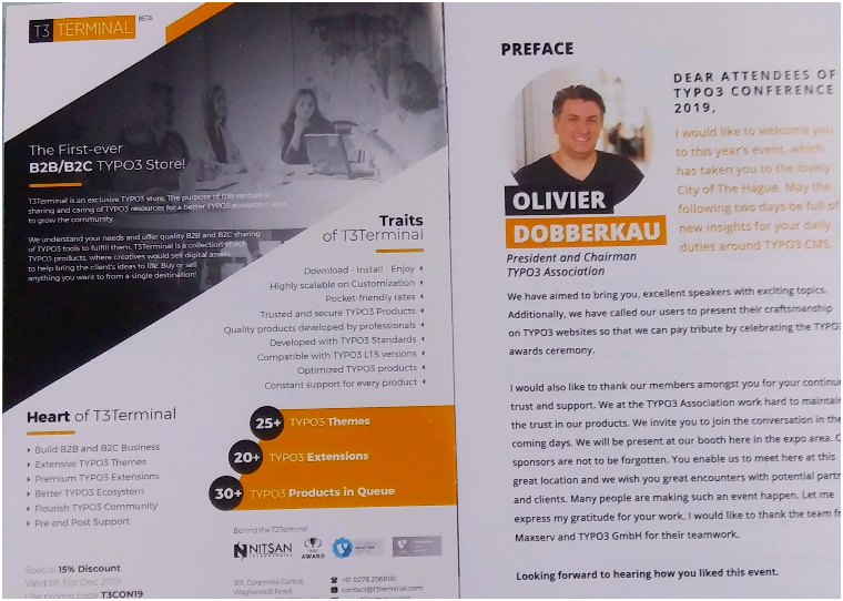 Gedrucktes Programmsponsoring Gedrucktes Programmsponsoring