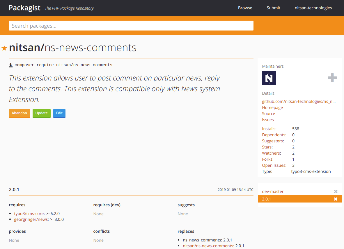 How Packagist and Git will communicate?