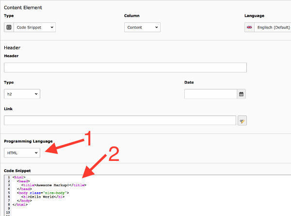 TYPO3 Element Preview Page module TYPO3 Element Preview Page module