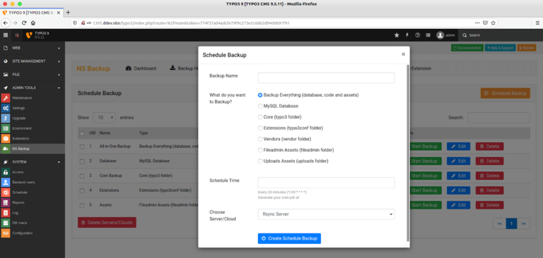 Schedule Your Backup Schedule Your Backup